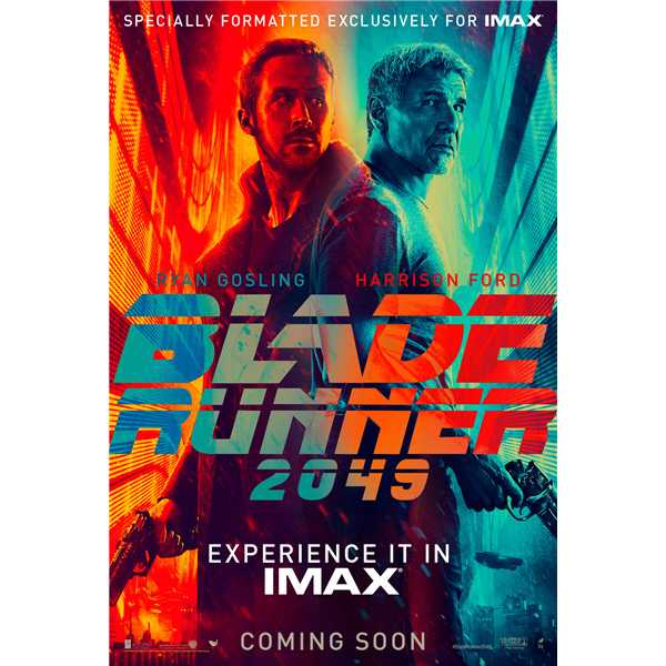 《银翼杀手2049》发布IMAX海报 高司令福伯联手作战